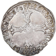 Munten, Frankrijk, 1/4 Ecu, 1605, Nantes, ZF+, Zilver, Sombart:4686