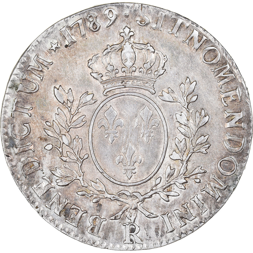 Coin, France, Louis XVI, Écu aux branches d'olivier, Ecu, 1789, Orléans