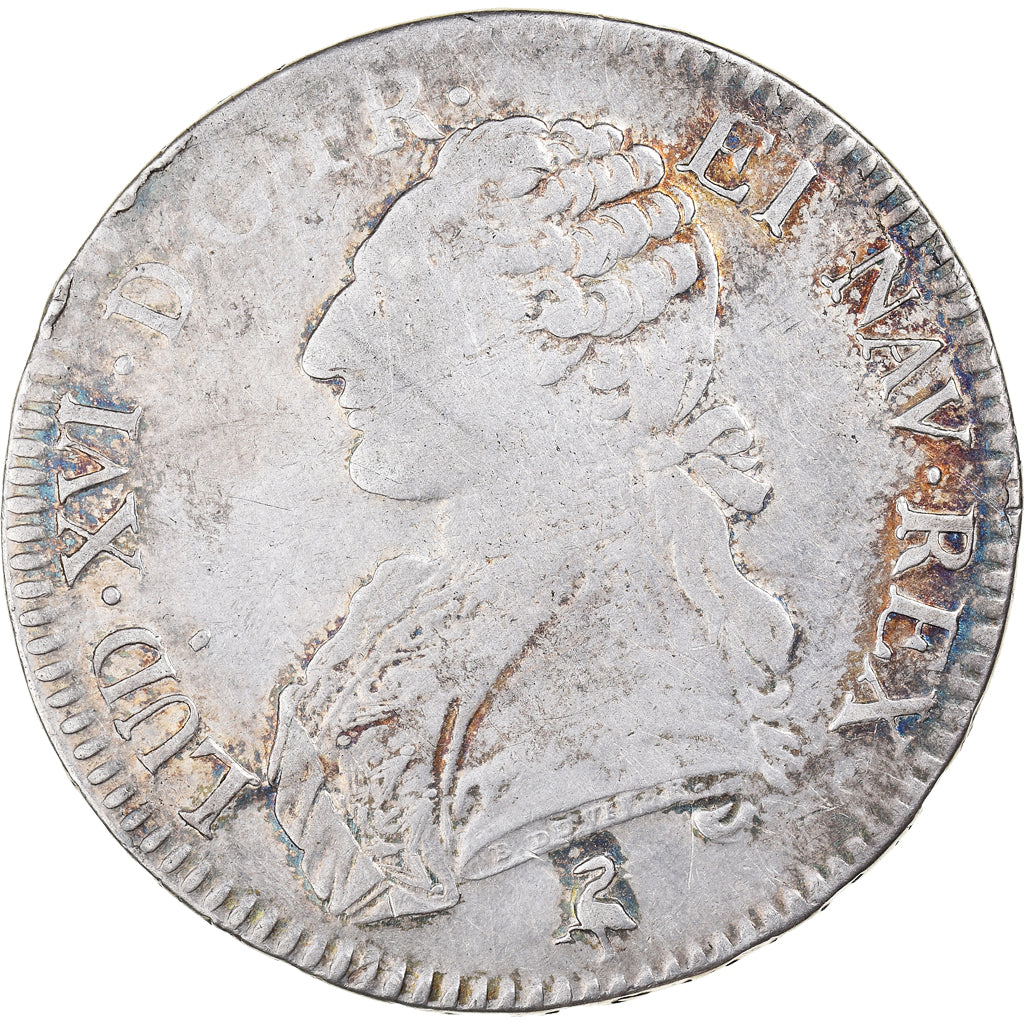 Coin, France, Louis XVI, Écu aux branches d'olivier, Ecu, 1789, Paris