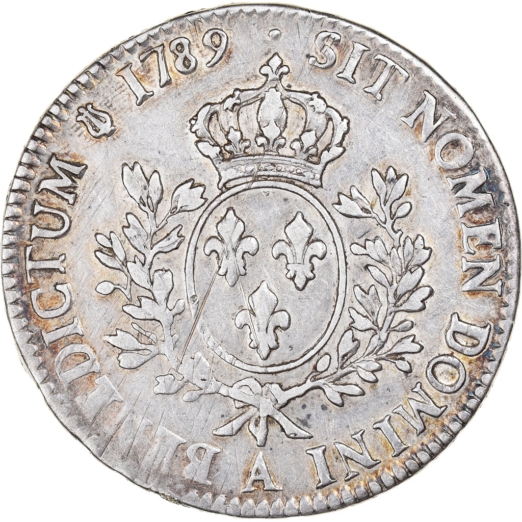Coin, France, Louis XVI, Écu aux branches d'olivier, Ecu, 1789, Paris