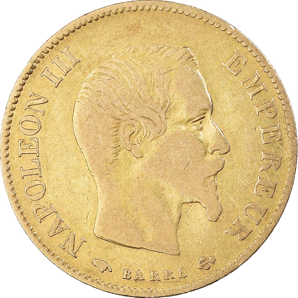 Munten, Frankrijk, Napoleon III, 10 Francs, 1859, Paris, FR+