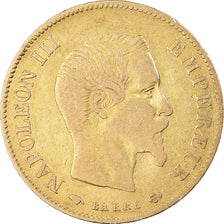 Moeda, França, Napoleon III, 10 Franc, 1859, Paris, VF(30-35)