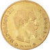 Moneda, Francia, Napoleon III, 10 Francs, 1859, Paris, BC+, Oro