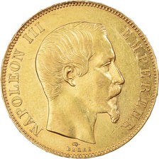 Munten, Frankrijk, Napoleon III, 50 Francs, 1857, Paris, PR, Goud, KM:785.1