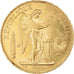 Moneda, Francia, Génie, 100 Francs, 1879, Paris, MBC+, Oro, KM:832