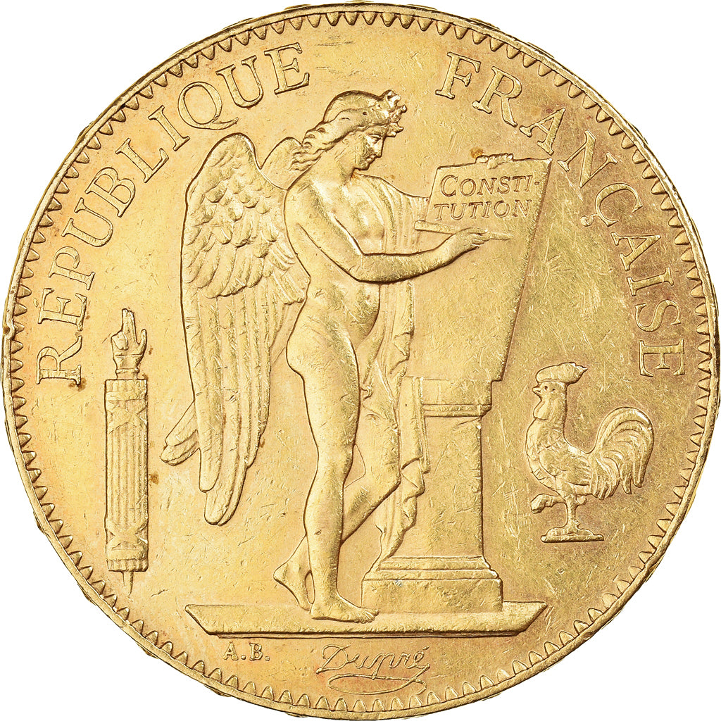 Francia, Génie, 100 Francs, 1881, Paris, BB+, Oro, KM:832, Gadoury:1137