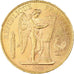 Moneta, Francja, Génie, 100 Francs, 1909, Paris, AU(55-58), Złoto, KM:858