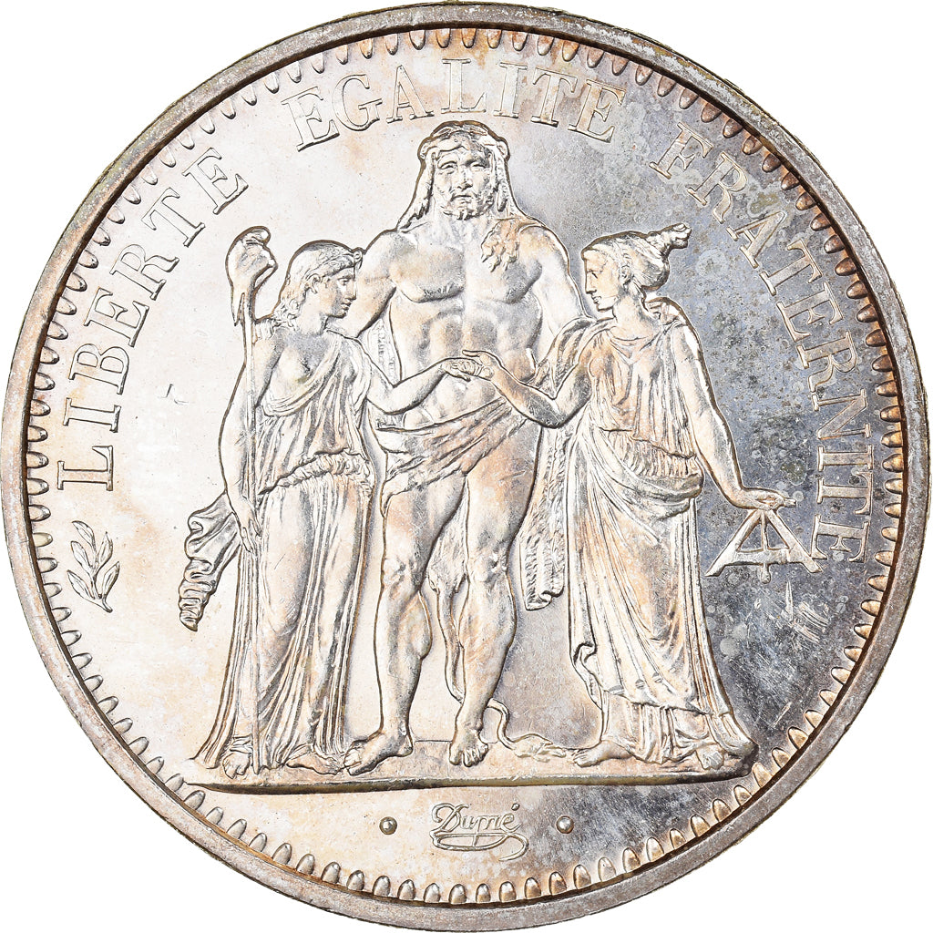 Coin, France, Hercule, 10 Francs, 1973, Paris, MS(63), Silver, KM:932