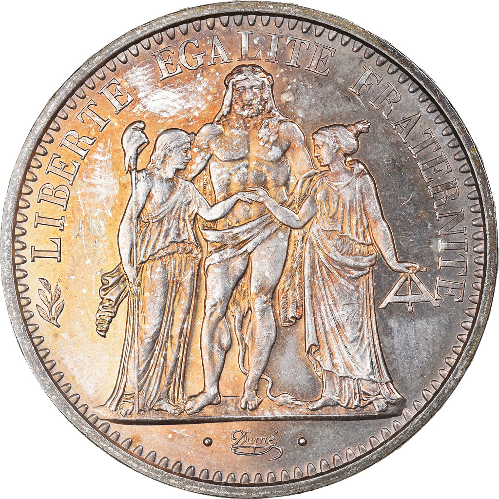 Coin, France, Hercule, 10 Francs, 1973, Paris, MS(63), Silver, KM:932
