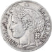 Moeda, França, Cérès, 5 Francs, 1850, Paris, VF(30-35), Prata, KM:761.1
