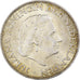 Coin, Netherlands, Juliana, 2-1/2 Gulden, 1959, AU(55-58), Silver, KM:185