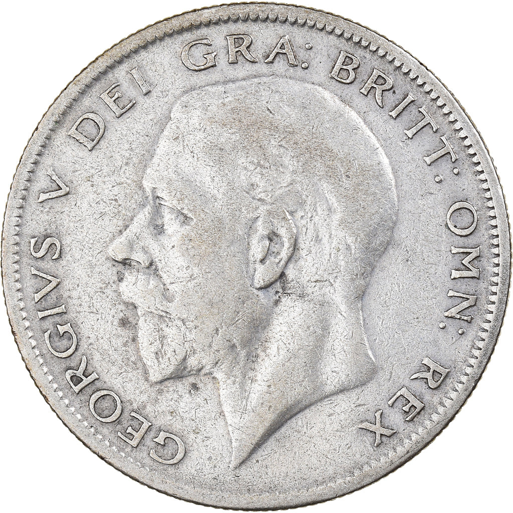 Coin, Great Britain, George V, 1/2 Crown, 1929, EF(40-45), Silver, KM:835