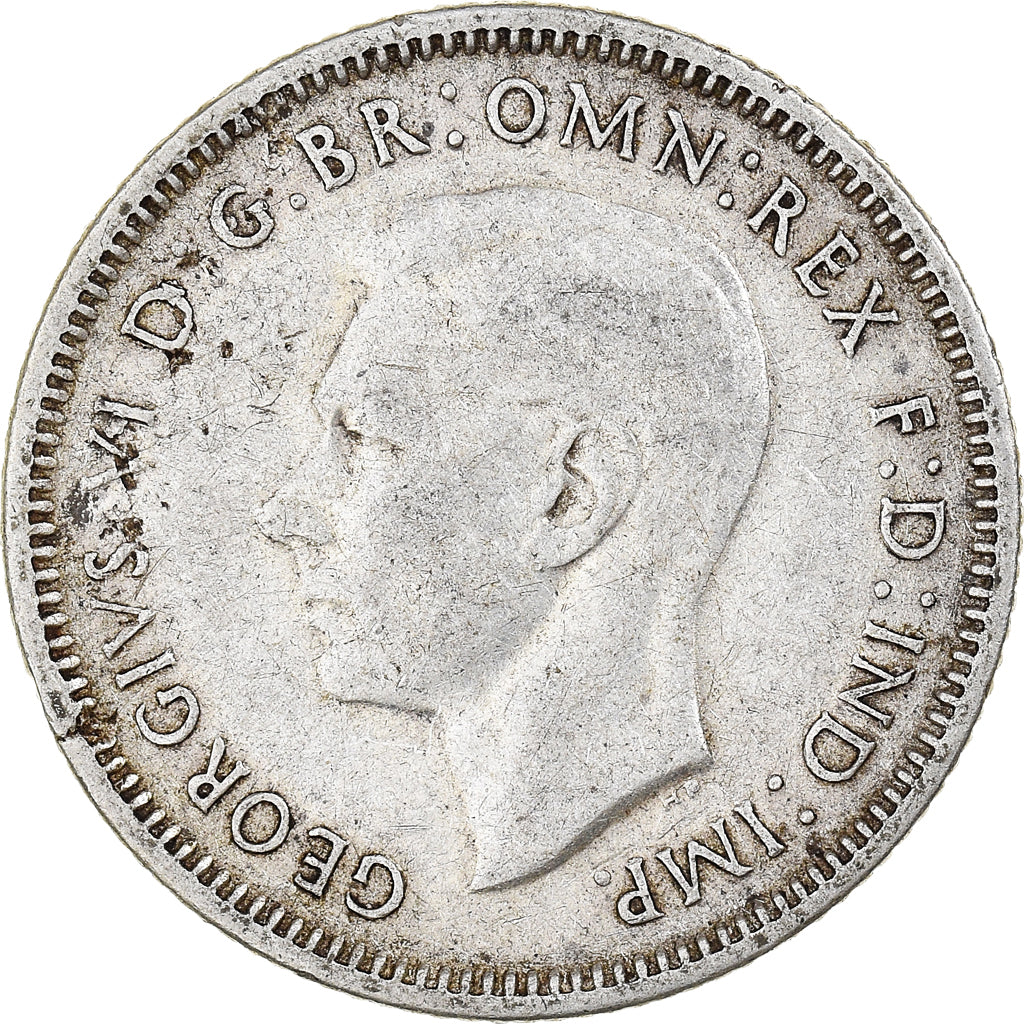 Coin, Australia, George VI, Shilling, 1943, San Francisco, EF(40-45), Silver