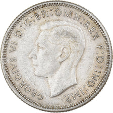 Coin, Australia, George VI, Shilling, 1943, Melbourne, AU(50-53), Silver, KM:39