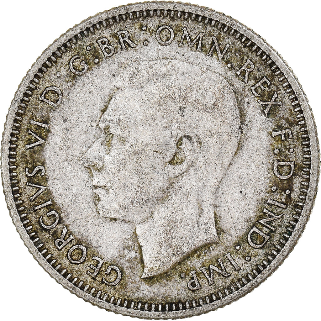 Coin, Australia, George VI, Shilling, 1946, Melbourne, VF(20-25), Silver, KM:39a