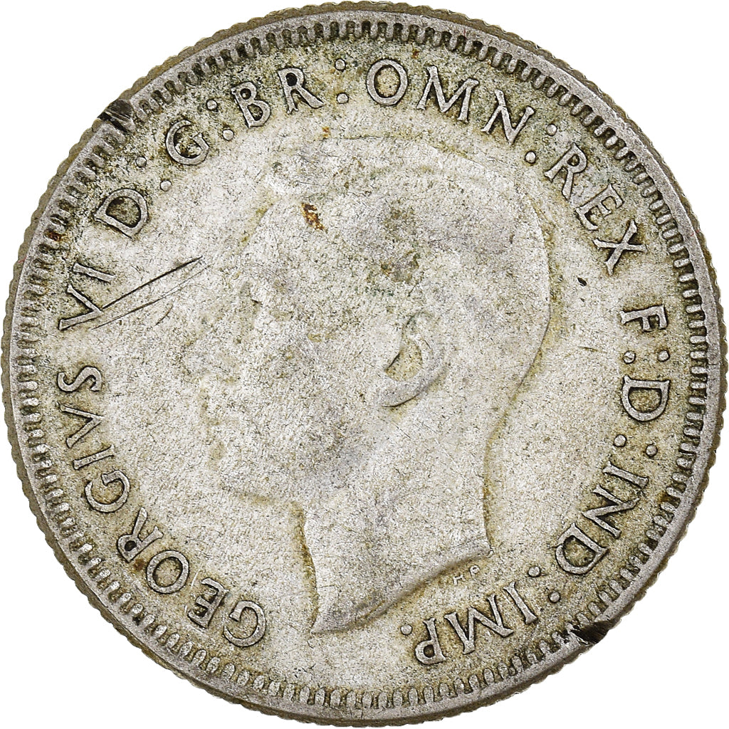 Moneta, Australia, George VI, Shilling, 1946, Melbourne, MB, Argento, KM:39a