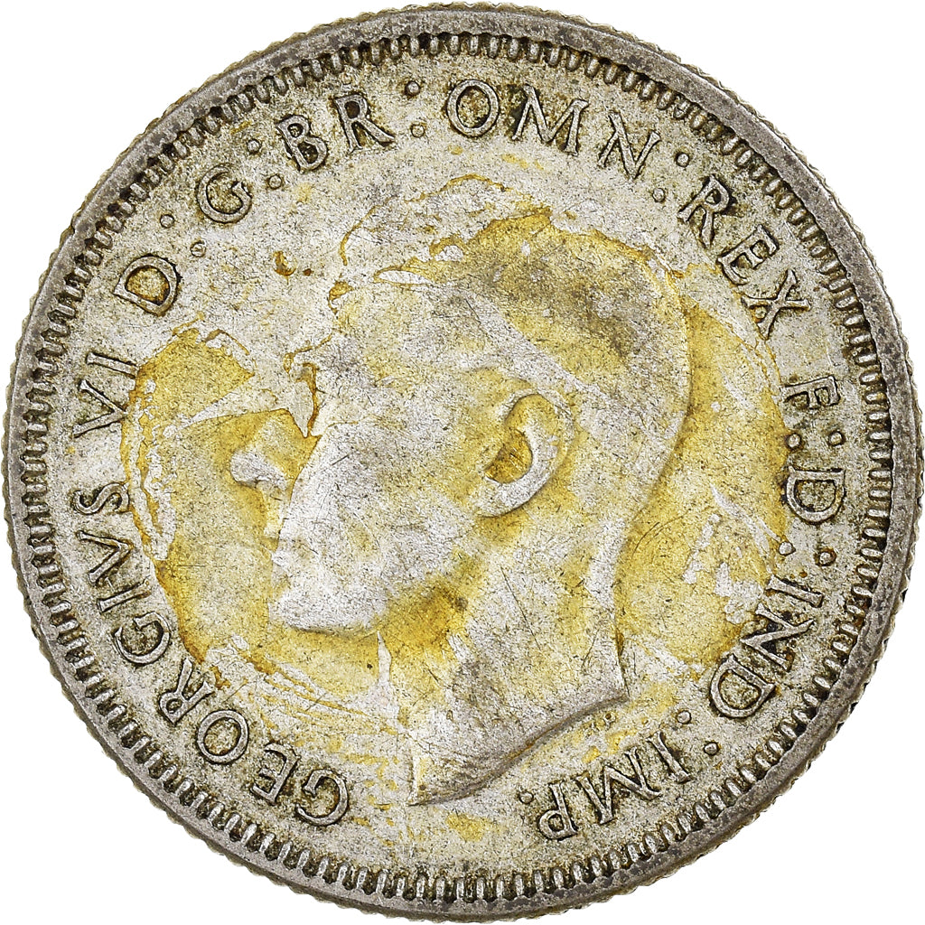 Moneta, Australia, George VI, Shilling, 1946, Melbourne, MB, Argento, KM:39a