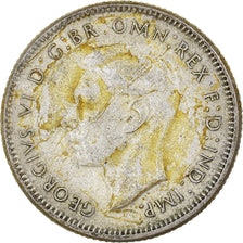 Coin, Australia, George VI, Shilling, 1946, Melbourne, VF(30-35), Silver, KM:39a