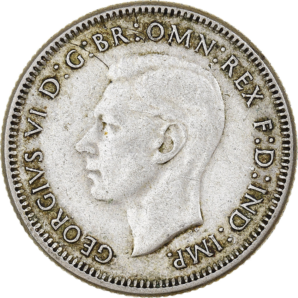 Coin, Australia, George VI, Shilling, 1946, Melbourne, EF(40-45), Silver, KM:39a