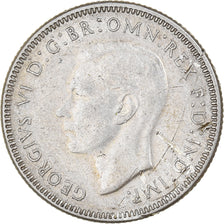 Coin, Australia, George VI, Shilling, 1946, Melbourne, EF(40-45), Silver, KM:39a