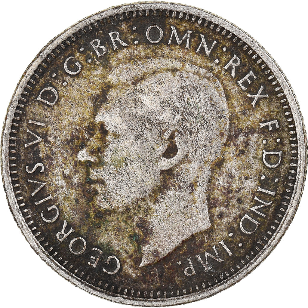 Coin, Australia, George VI, Shilling, 1948, Melbourne, VF(20-25), Silver, KM:39a