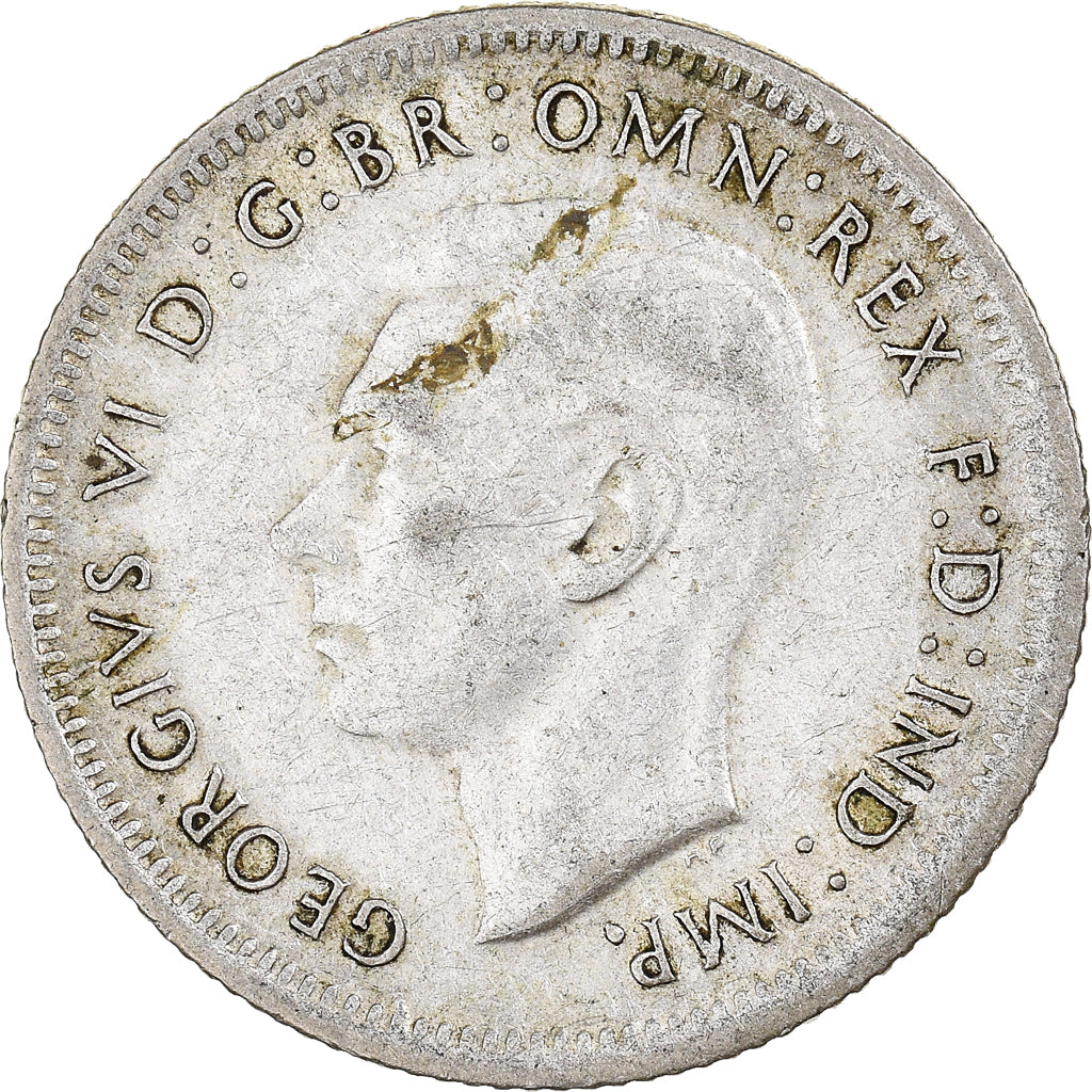Coin, Australia, George VI, Shilling, 1948, Melbourne, AU(50-53), Silver, KM:39a