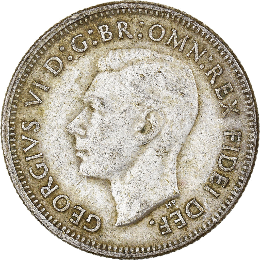 Coin, Australia, George VI, Shilling, 1950, Melbourne, VF(30-35), Silver, KM:46