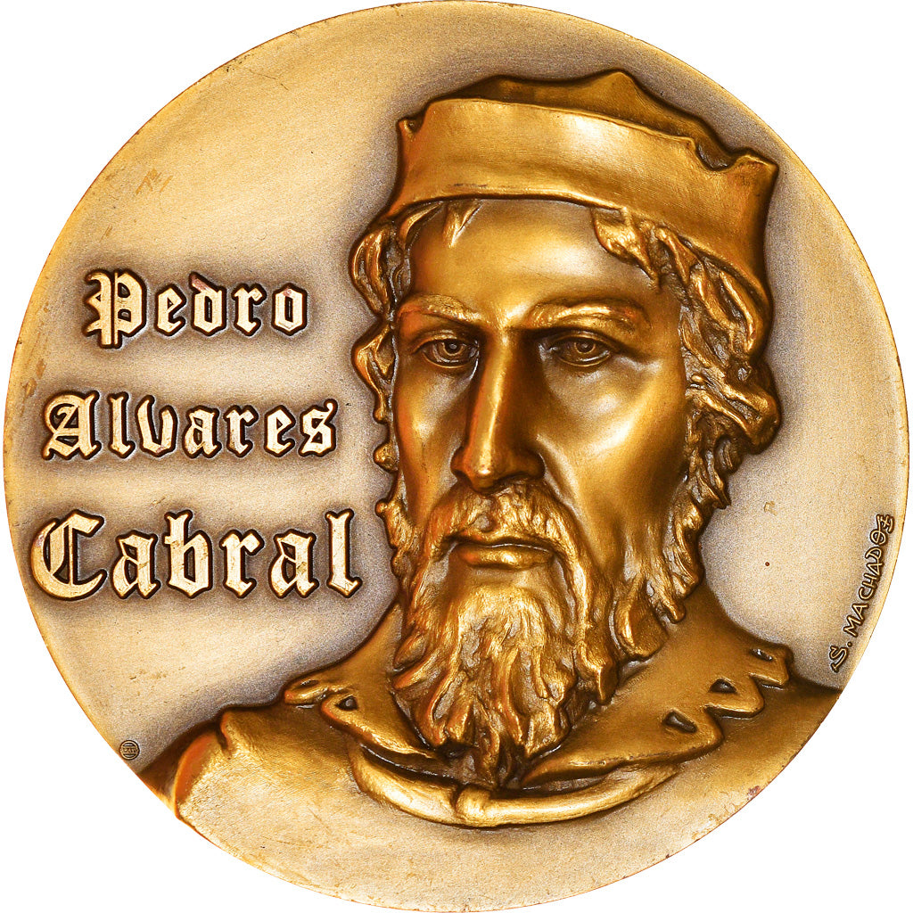 Portugal, Médaille, Pedro Alvares Cabral, Terra Brasilis, History, Machado