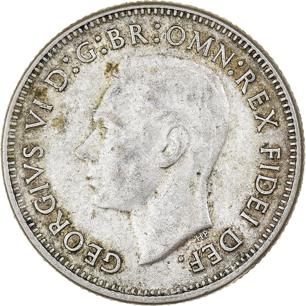 Coin, Australia, George VI, Shilling, 1950, Melbourne, EF(40-45), Silver, KM:46