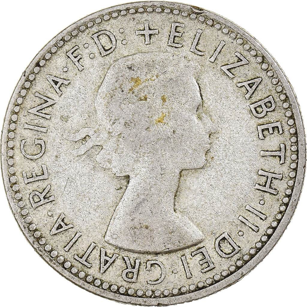 Coin, Australia, Elizabeth II, Shilling, 1955, Melbourne, VF(30-35), Silver