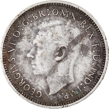 Coin, Australia, George VI, Sixpence, 1942, Melbourne, VF(30-35), Silver, KM:38