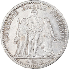 Coin, France, Hercule, 5 Francs, 1873, Paris, AU(55-58), Silver, KM:820.1