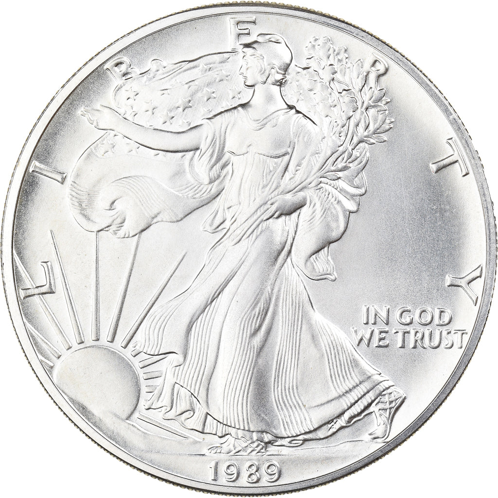 Münze, Vereinigte Staaten, Dollar, 1989, U.S. Mint, Philadelphia, 1 Oz, STGL
