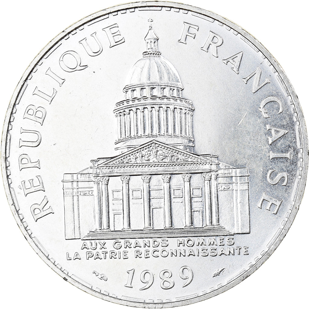 Monnaie, France, Panthéon, 100 Francs, 1989, Paris, SPL, Argent, Gadoury:898