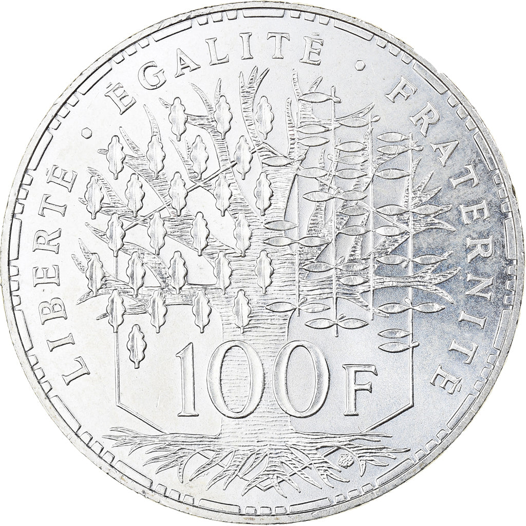 Monnaie, France, Panthéon, 100 Francs, 1989, Paris, SPL, Argent, Gadoury:898