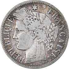 Coin, France, Cérès, 2 Francs, 1871, Paris, VF(30-35), Silver, KM:817.1