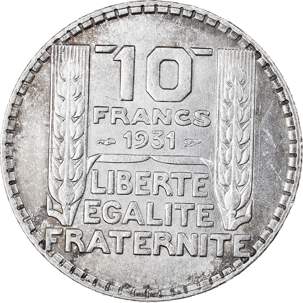 Coin, France, Turin, 10 Francs, 1931, Paris, MS(60-62), Silver, KM:878