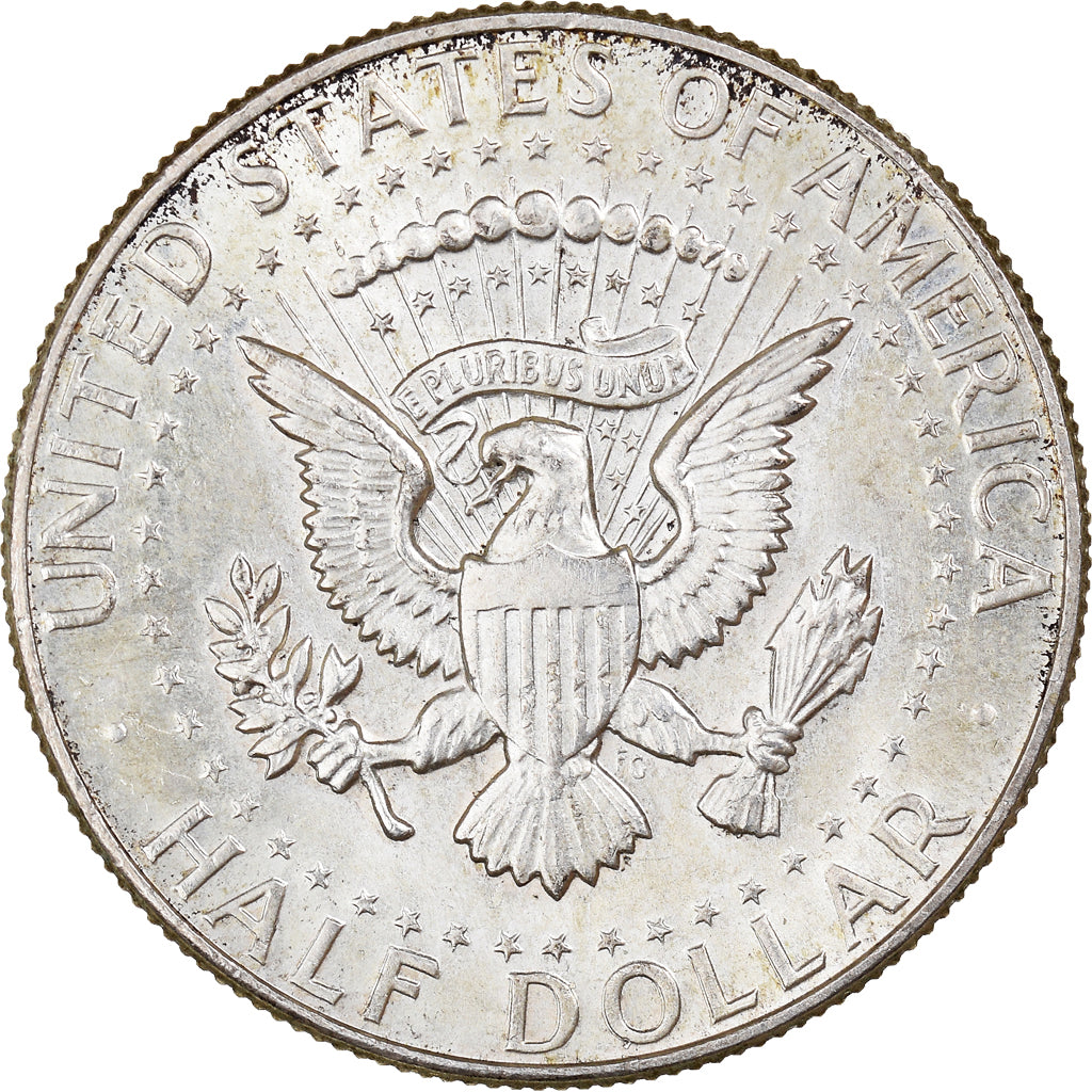 Coin, United States, Kennedy Half Dollar, Half Dollar, 1964, U.S. Mint
