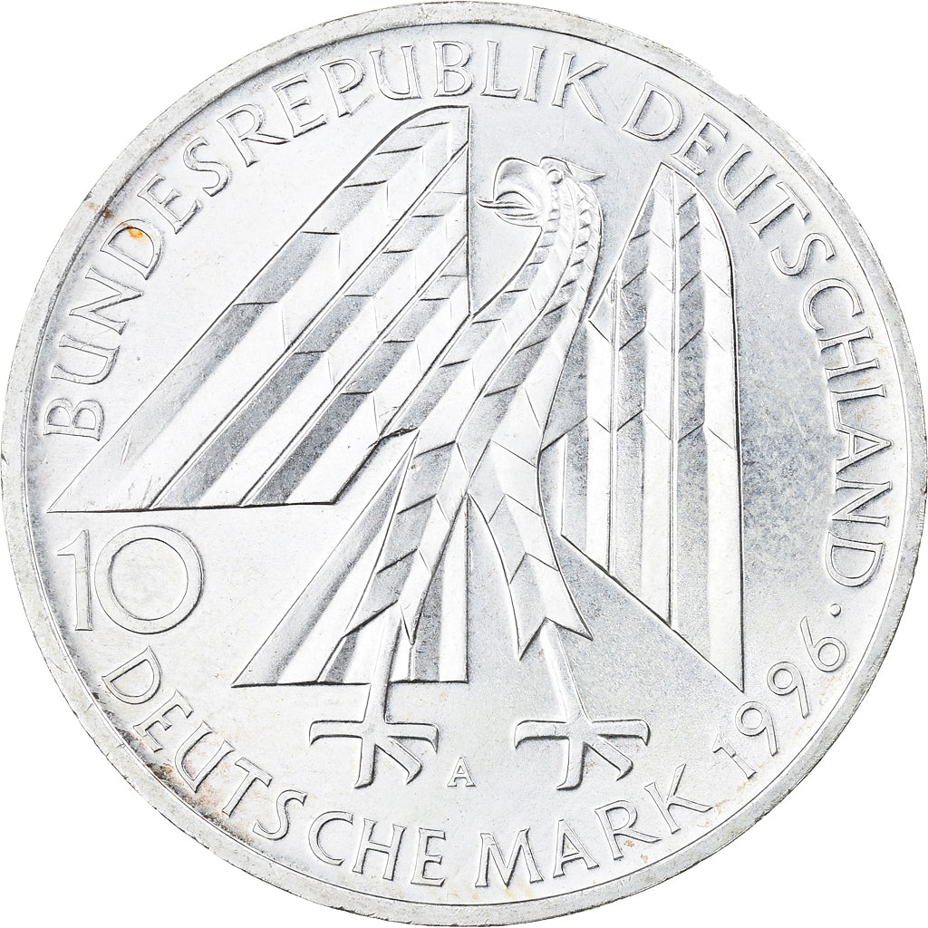 Coin, GERMANY - FEDERAL REPUBLIC, 10 Mark, 1996, Berlin, Germany, MS(63)