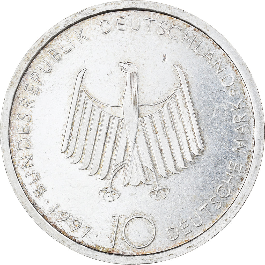 Monnaie, République fédérale allemande, 10 Mark, 1997, Stuttgart, SUP+