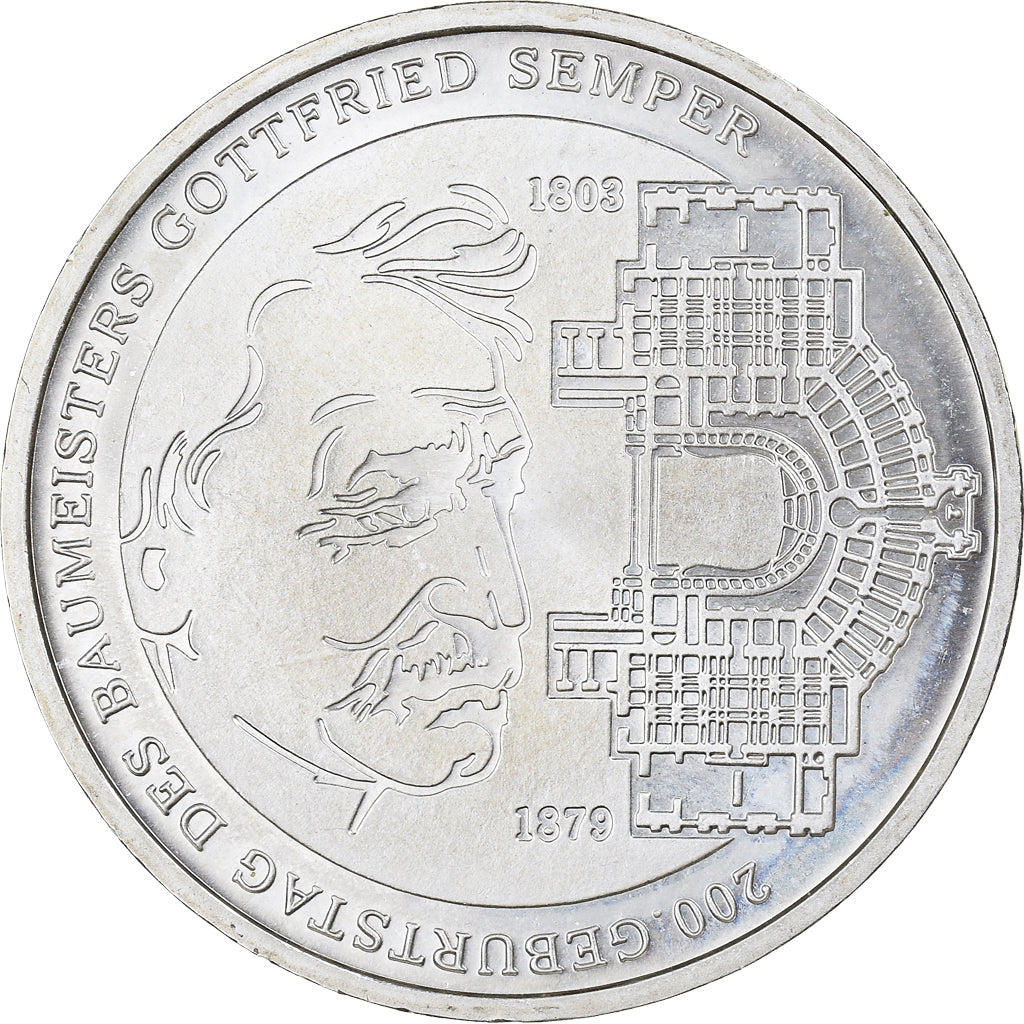 Moneta, GERMANIA - REPUBBLICA FEDERALE, 10 Euro, 2003, Karlsruhe, Germany, SPL