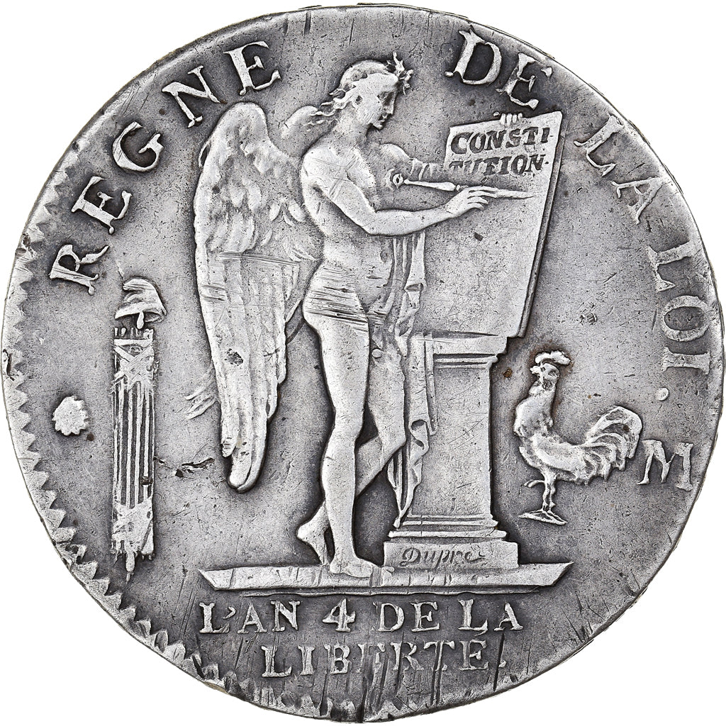 Moneta, Francja, Louis XVI, Écu de 6 livres françois, ECU, 6 Livres, 1792