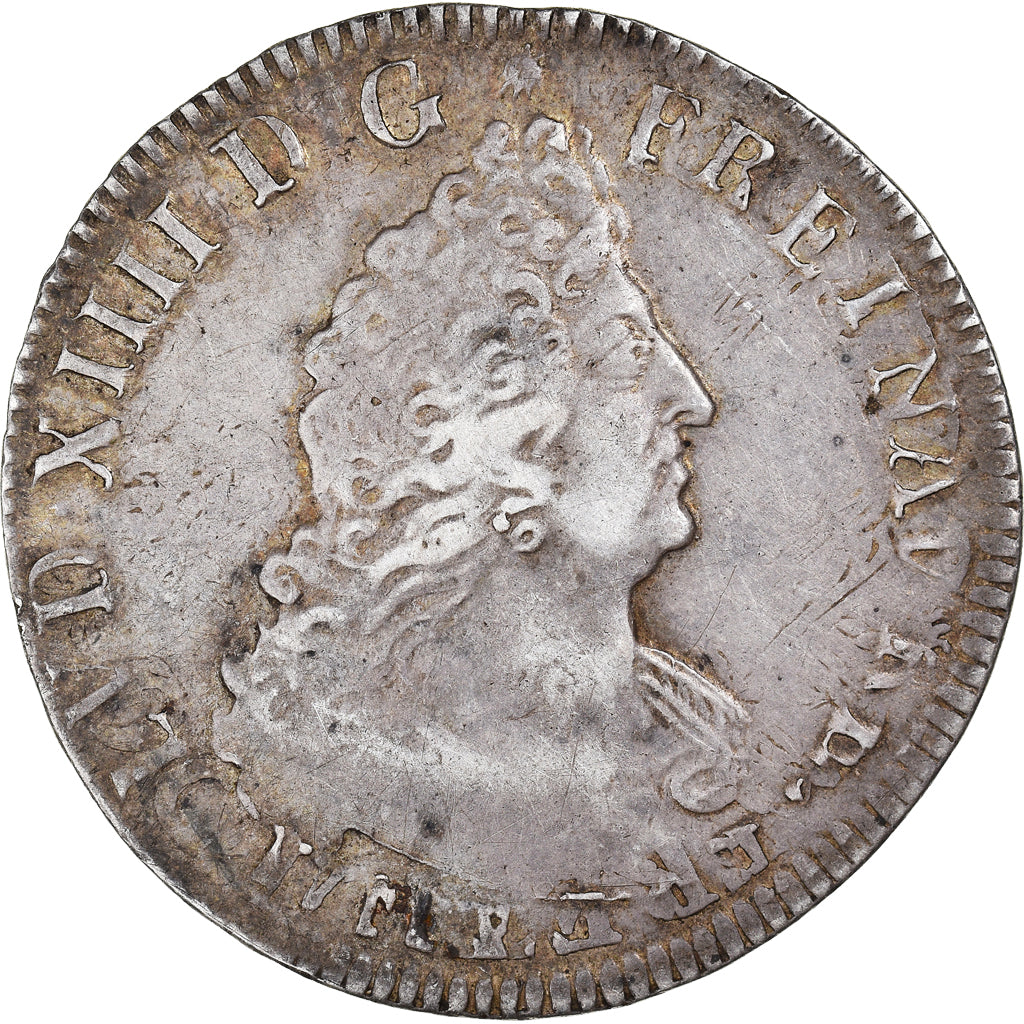 Moneta, Francja, Louis XIV, 1/2 Écu aux insignes, 1/2 ECU, 43 Sols, 1702