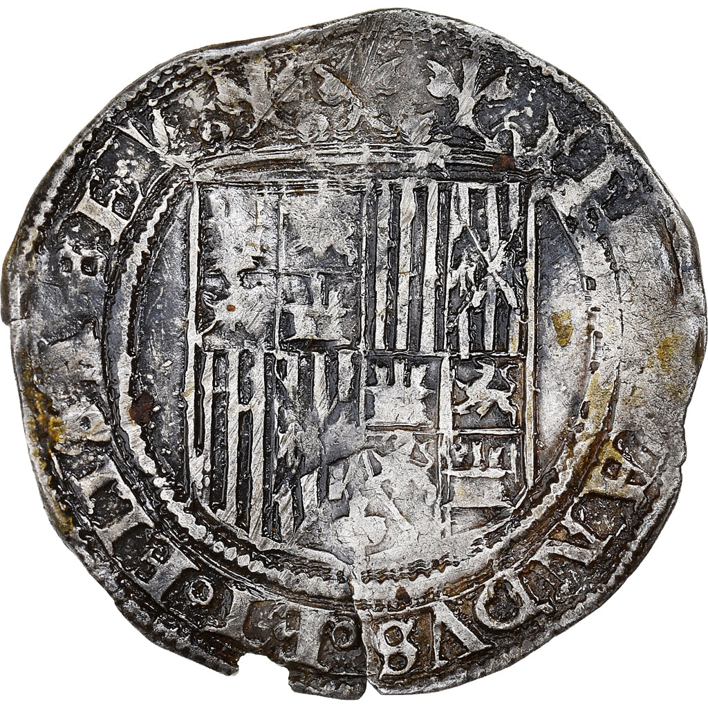 Coin, Spain, Castille and Leon, Fernando & Isabel, Real, Sevilla, EF(40-45)