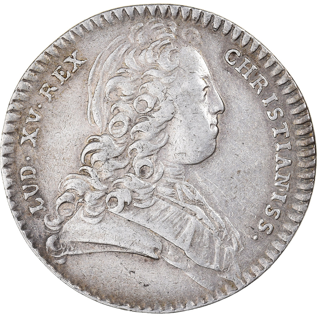 France, Token, Royal, Louis XV, 1727, EF(40-45), Silver, Feuardent:790