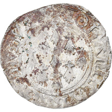 Coin, France, Bretagne, Jean V, Blanc aux 9 mouchetures, 1399-1442, Uncertain