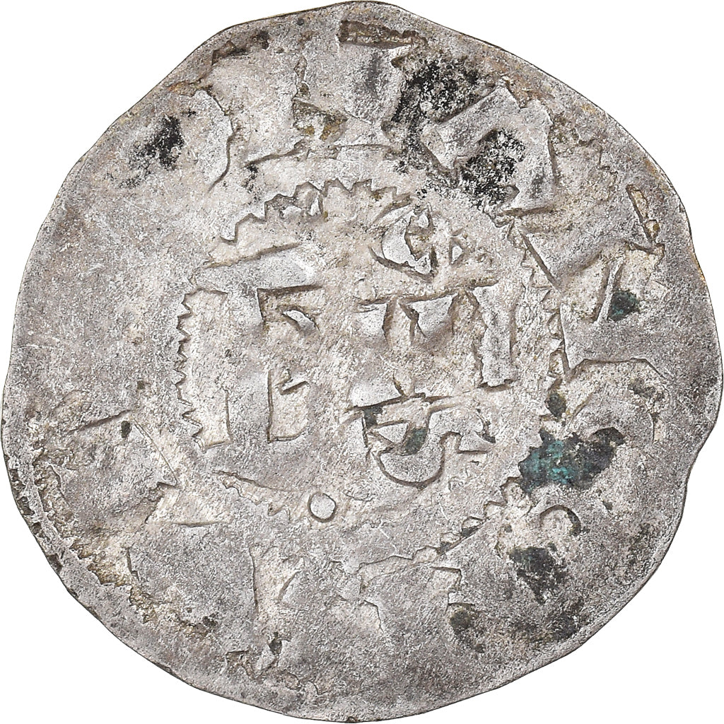 Munten, Frankrijk, Bretagne, Conan II, Denarius, 1047-1066, Rennes, FR+, Zilver