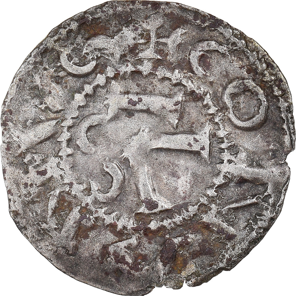 Münze, Frankreich, Bretagne, Conan III, Denarius, Rennes, SS, Silber