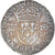 Moneda, Francia, Charles IX, Demi Teston, 1562, La Rochelle, BC+, Plata