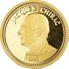 France, Medal, Jacques Chirac, Elections Présidentielles, 1995, MS(65-70), Gold
